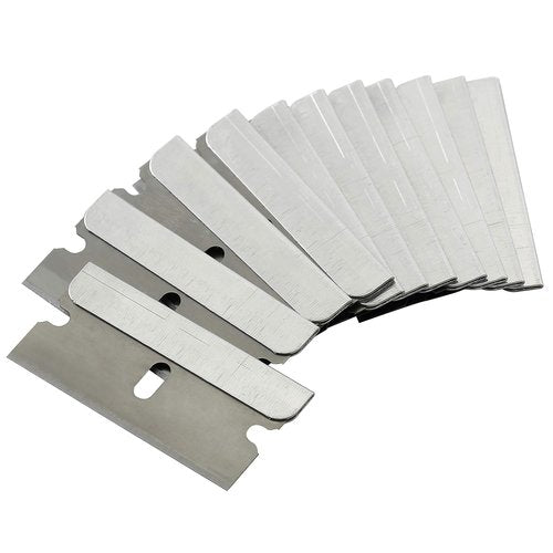Bates Razor Blades - 50 Pack Flat Scraper Blades for Precision Cutting | Durable One Edge Design
