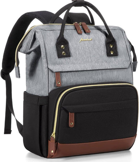 Backpack 18 Inch BackPacks Pack Daypack Laptop for Womem Work Bags: Travel With USB Charging Port Anti Theft Durable