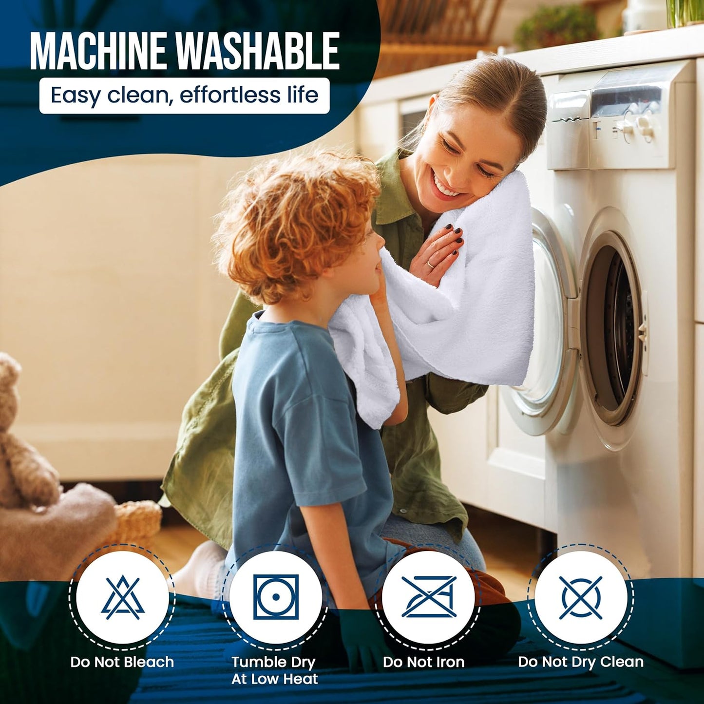 Utopia Bedding Crib Mattress Protector - Waterproof 200 GSM Terry Cover | Soft, Breathable & Deep Pocket Fit (White)