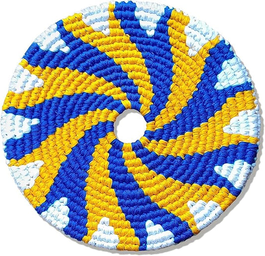 Buena Onda El Grande Flying Disc - 8'' Flexible Sport Disc for Indoor and Outdoor Play - Amazing Handmade Quality from Guatamala - Pocket Discs are Played in Over 20 Family Fun Games