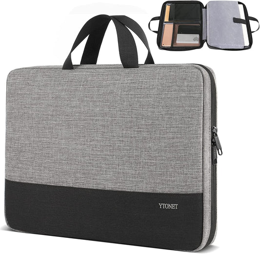 Ytonet 17 17.3 Inch, 1617 Inch Laptop Sleeve Case Slim Water Resistant TSA Laptop Bag with Handle Protective Computer
