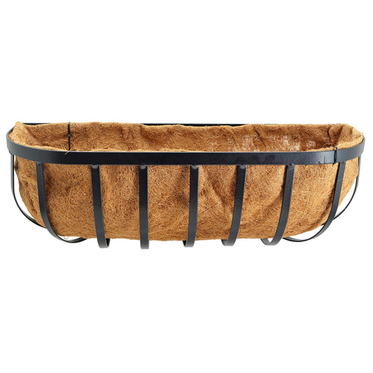 Arcadia Garden Products 1529 Solstice Series Wall Trough Planter, 24-Inch