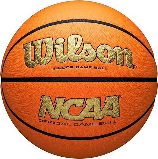 WILSON NCAA Evo NXT Official Indoor Game Basketballs - Sizes 6 and 7