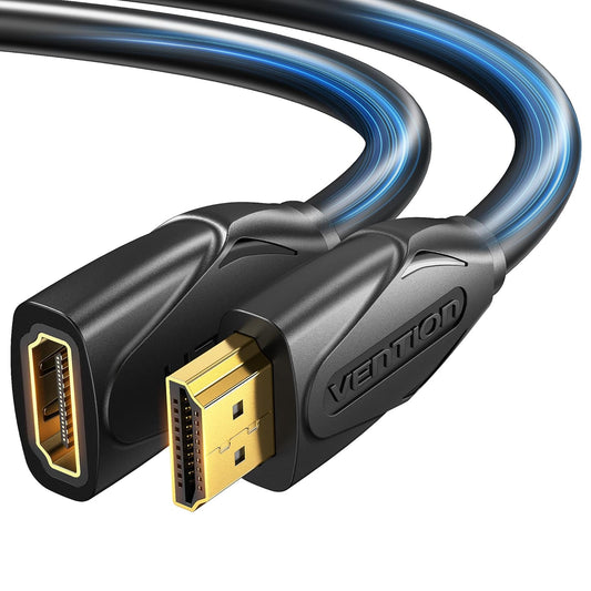 10FT, 4K PS5/PS4 VENTION HDMI Extension Cable HDMI Extender Male to Female Cable Compatible with TV Roku Laptop Xbox