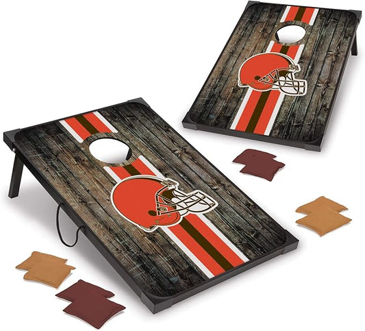 Wild Sports NFL 2' x 3' MDF Deluxe Cornhole Set - with Corners and Aprons