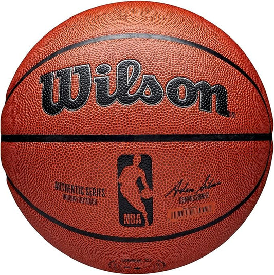 WILSON NBA Authentic Indoor/Outdoor Basketballs - Size 3, Size 6 and Size 7