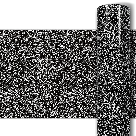 Black Composition Bulletin Board Roll Reusable Waterproof Erasable Composition Notebook Non-Woven Fabric Bulletin Board Roll Black and White Background Poster for Classroom Decor Wrap Craft 15.7"x20ft