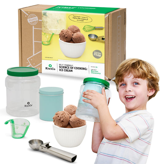 KiwiCo - Science of Cooking: Ice Cream, Learning Cooking Through Chemistry Project, STEM Kit & Science Gift for Ages 5+