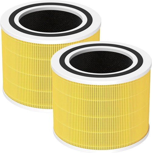 LEVOIT Core 200S Pet Care Replacement Filter - 3-in-1 HEPA Air Purifier Filters | 2 Pack