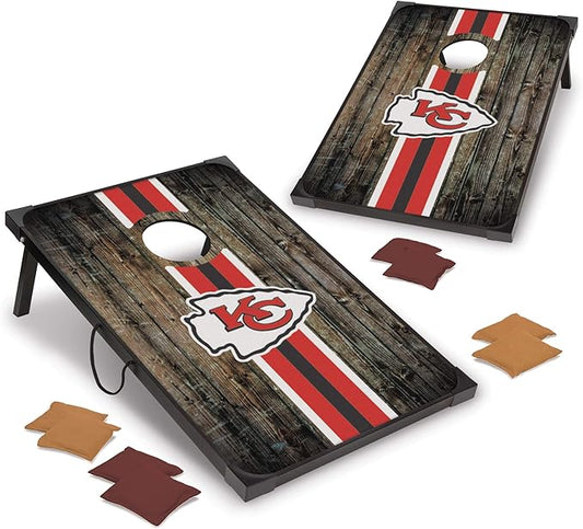 Wild Sports NFL 2' x 3' MDF Deluxe Cornhole Set - with Corners and Aprons