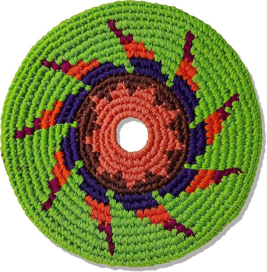 Buena Onda Indoor Flying Disc - 7'' Flexible Sport Disc for Indoor and Outdoor Play - Amazing Handmade Quality from Guatamala - Pocket Discs are Played in Over 20 Family Fun Games