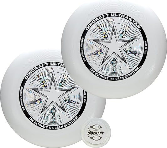 Discraft Ultrastar Ultimate Discs 1 & 2 Packs, Standard Size, for Competitive & Casual Play