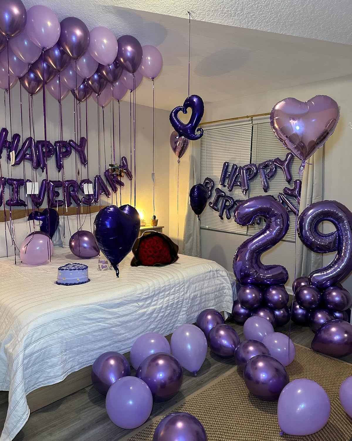 Purple Number Balloon - 40 Inch 0 Balloon | Perfect Birthday Decorations for Girls & Women