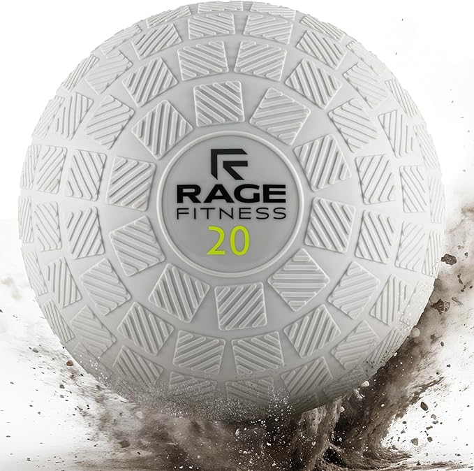 Slam Ball,10, 15, 20lb Medicine Balls, Tread Texture For Firm Grip, Full Body Workout Dynamic Weighted Balls for Exercise, Smash Balls for Strength, Conditioning, Cardio and Core Workouts