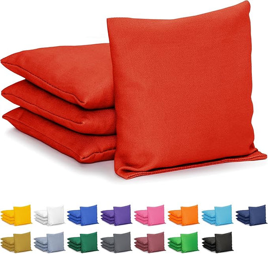 GoSports Classic Cornhole Bean Bags Set of 4-16 Colors Available - Regulation All Weather, Mix and Match