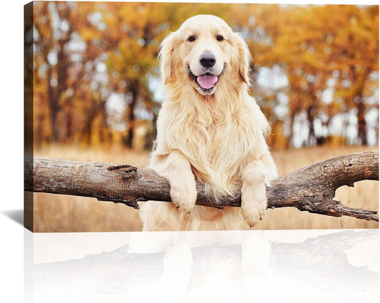 Skiennix Custom Canvas Prints - Personalized Photo Wall Art for Family & Pets | 12x8 Framed Gift