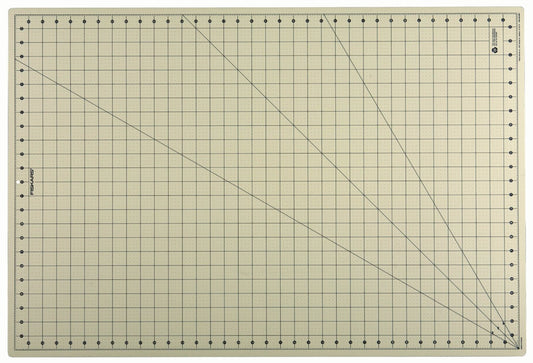Fiskars Self Healing Eco Cutting Mat with Grid for Sewing, Quilting, and Crafts - 24" x 36” Grid
