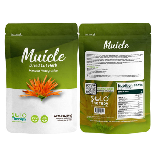 Muicle Mexican Honeysuckle Hierba Tea 56 Grams, Resealable Bag, Muicle Tea, Product of Mexico
