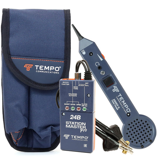 TEMPO Station Master Pro Sprinkler Valve Locator | Activate Solenoids, Chatter Solenoids, Send Tone, Locate Valve Boxes (Pro Grade Model) (24BK)