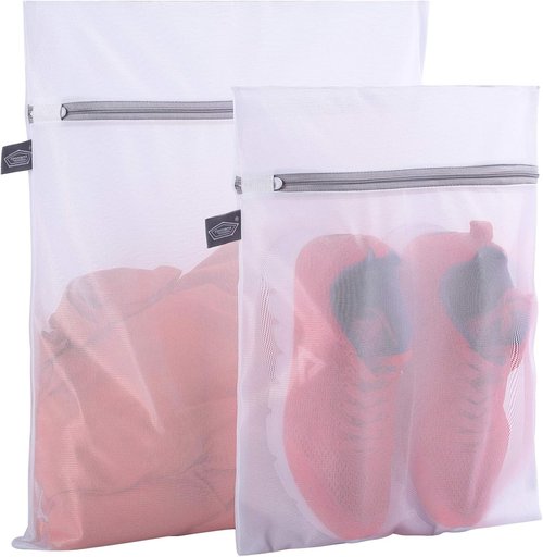 Kimmama Mesh Laundry Bag - Zippered Wash Bag for Delicates, Clothes & Small Toys | Durable & Versatile