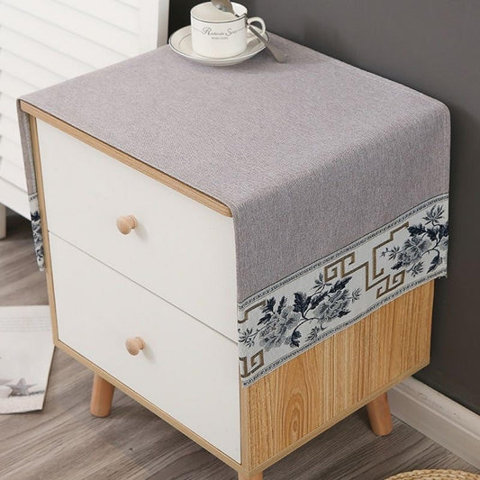 YUZHANGHE End Table Cover Nightstand Cover Tablecloth Side Table Cover Bedside Table Cloth(15.7 * 39.4 inches) ﻿