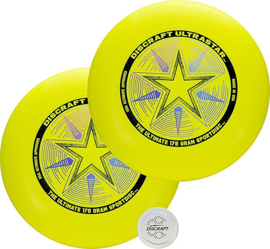 Discraft Ultrastar Ultimate Discs 1 & 2 Packs, Standard Size, for Competitive & Casual Play