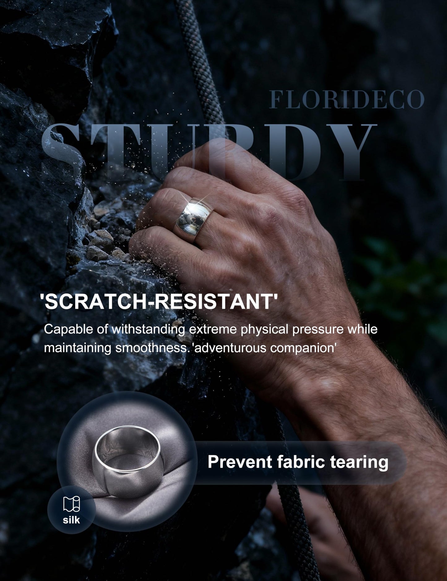 Florideco 12mm Stainless Steel Ring Wedding Bands for Women Mens Ring Wedding Band Plain Dome High Polished Size 10