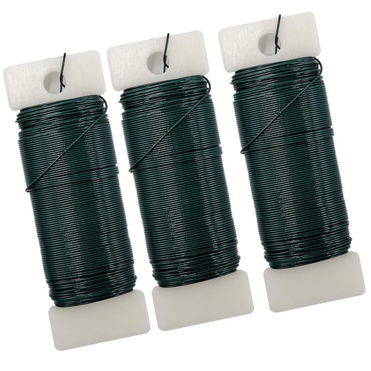 26 Gauge Green Metal Floral Wire115 Yards/105 metersfor Christmas Wreaths,Tree Decoration,Flower Arrangement,Craft Wire,Flower Wire,Garden Wires,Flowers Bouquet Accessories,Jewelry Wires DIY