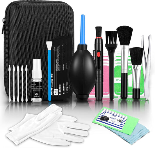 ZMYPPYA Set Camera Cleaning kit - Professional Camera Lens Cleaning Kit,Complete DSLR & Mirrorless Camera Sensor