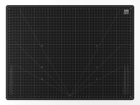 XNM Creations Premium Self Healing Cutting Mat - 36 Inches by 48 inches - A0-3 Layer Quality PVC Construction - Dual Sided, Imperial and Metric Grid Lines - Perfect for Cutting, Sewing, and Crafts