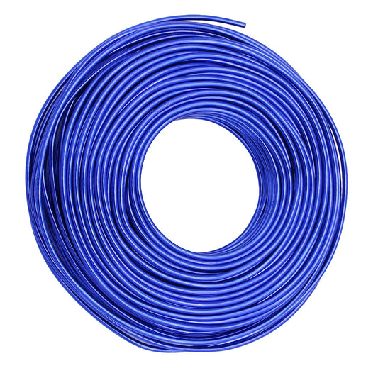 12 Gauge Aluminum Craft Wire, 100 Feet 2mm Bendable Metal Wire for Jewelry Making, Sculpting and Floral Design, Soft Armature Wire for DIY Crafts (Royal Blue)