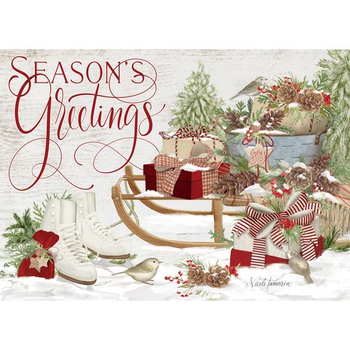 Lang, Snow and Cocoa by Nicole Tamarin Pop-up Christmas Cards