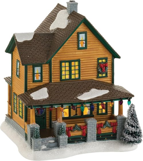 Department 56 Ralphie's House | Lit Christmas Story Village Decor - 7.24-Inch
