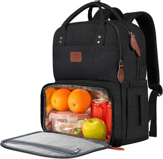 Backpack Backpacks 15.6 Inch Backpack MATEIN Work for Women, Insulated Cooler with Lunch Box, Laptop with Lunch