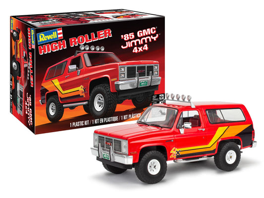 Revell 14577 ’85 GMC Jimmy 4x4 High Roller 1:25 Scale 175-Piece Skill Level 4 Model Building Kit
