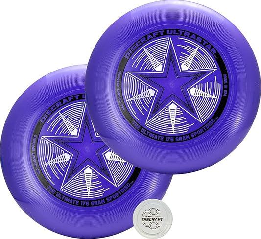 Discraft Ultrastar Ultimate Discs 1 & 2 Packs, Standard Size, for Competitive & Casual Play