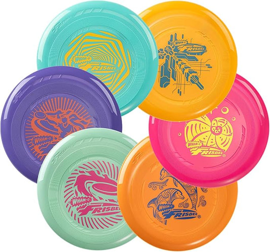Wham-O Frisbee Go Flying Disc, 9 Inch Lightweight Sports Disc for Beginners Outdoor Beach Backyard Lawn Park Camping Family Activity Game - 70g