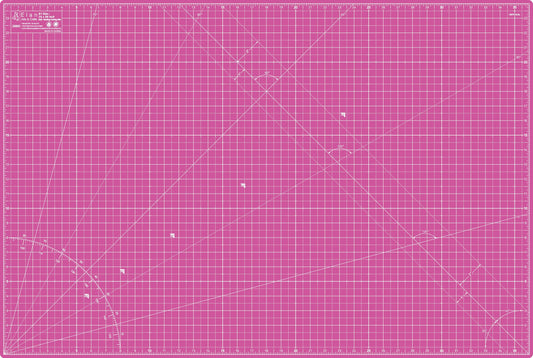 Elan Cutting Mat A1 Pink & Purple, Large Self Healing Cutting Mat 24 x 36 Inch, 5-Ply Craft Board Pink, Hobby Board for Crafts 24x36 Inch