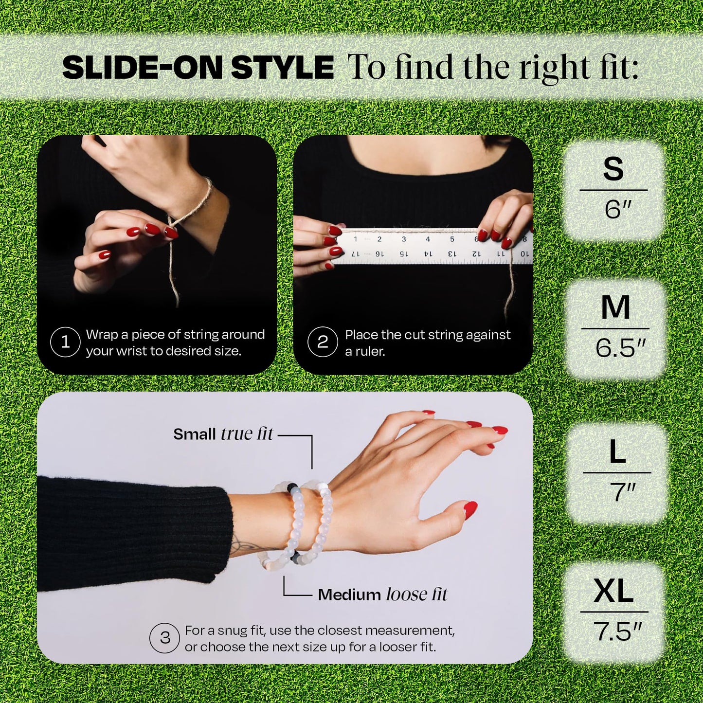 Lokai Collegiate Silicone Beaded Bracelet for Women & Men (LSU Home Field, Medium) - Stylish & Colorful Bead Bracelet Fashion Jewelry - Ring Bangle Slide-On Style Over Wrist for Comfortable Fit