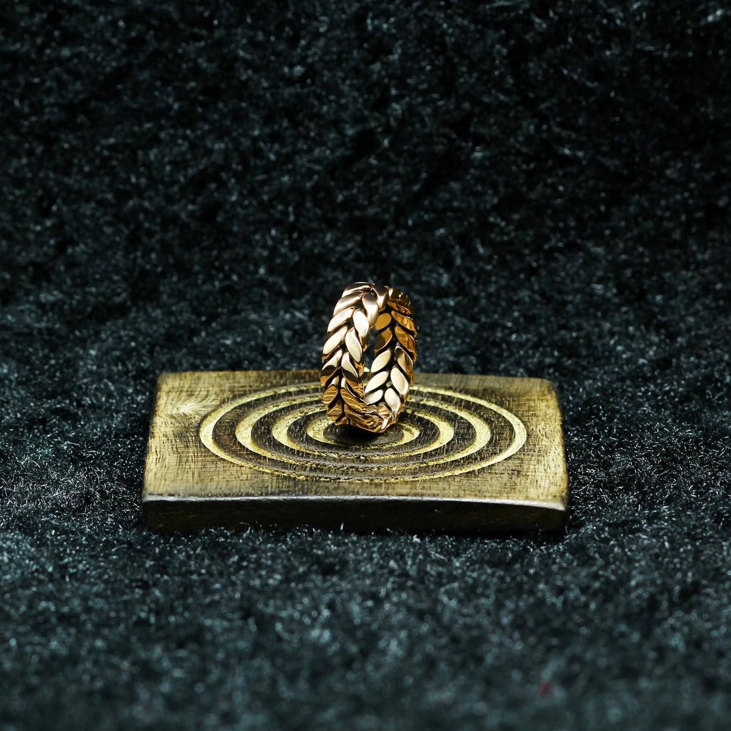 Krishnaa Jewels Pure Copper Braided Twist Eternity HandCrafted Ring Gift Jewelry for Men and Women (10.5)