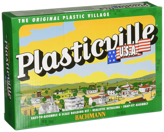 Bachmann Trains - PLASTICVILLE U.S.A. BUILDINGS – CLASSIC KITS - CAPE COD HOUSE (2/box) - O Scale