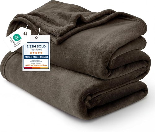 Bedsure GentleSoft King Size Fleece Blanket - Soft, Lightweight, Plush & Cozy Microfiber, 108x90 Inches