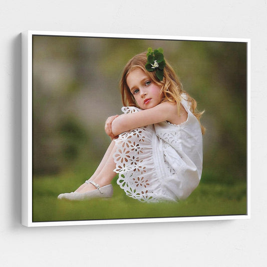 P&L ART Personalized Canvas Prints - Transform Your Photos into Stunning Wall Art | 16x24" White