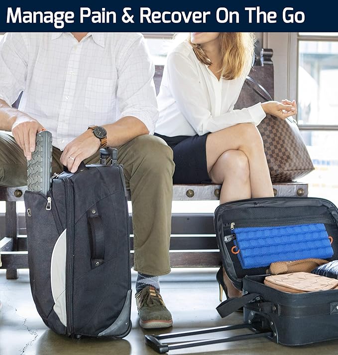 Morph Foam Roller (Bravo-Midnight) Collapsible Travel Foam Roller for Pain Relief, Workout Muscle Recovery, Back Massager, Deep Tissue Leg Massage, Back Cracker, Stretcher; Small, Portable