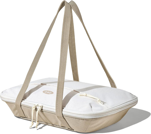 OXO Good Grips Insulated Casserole Carrier - Keep Your Dishes Hot | Stylish Oat Color