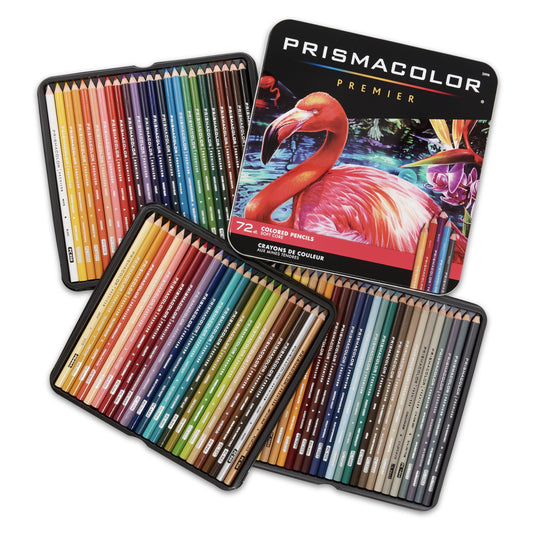 Prismacolor Premier Colored Pencils, Soft Core, Assorted Colors, 72 Count - Durable, Vibrant, Ultra-Smooth, Adult Coloring, Drawing, Sketching, Arts & Crafts