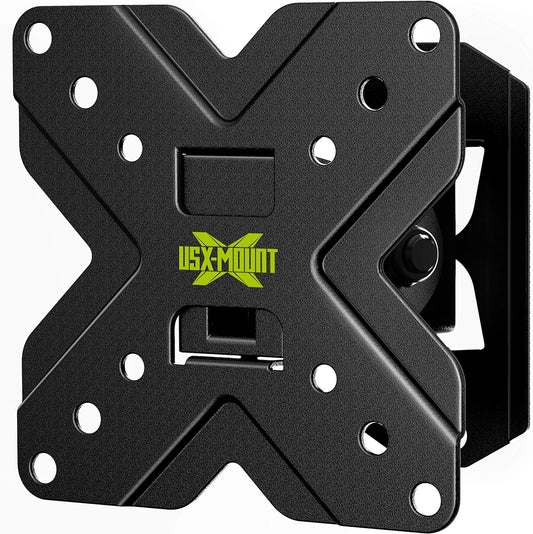 USX MOUNT Small TV Wall Mount Bracket - Swivel & Tilt VESA Mount for 10-32 Inch LED/OLED TVs | 22lb Capacity